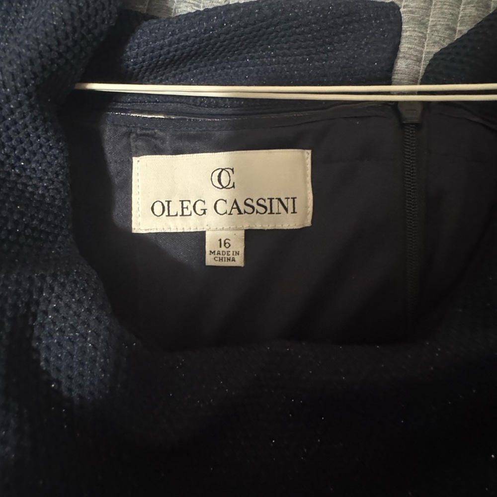 Oleg Cassini Elegant Black Jacket